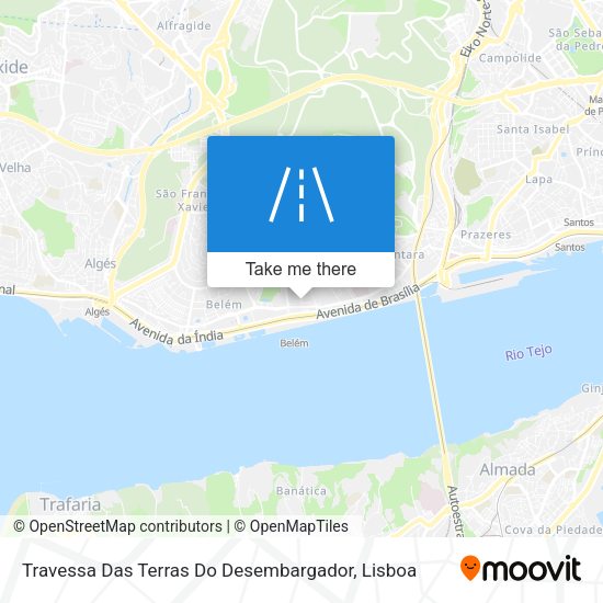 Travessa Das Terras Do Desembargador mapa