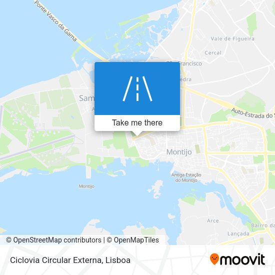 Ciclovia Circular Externa mapa