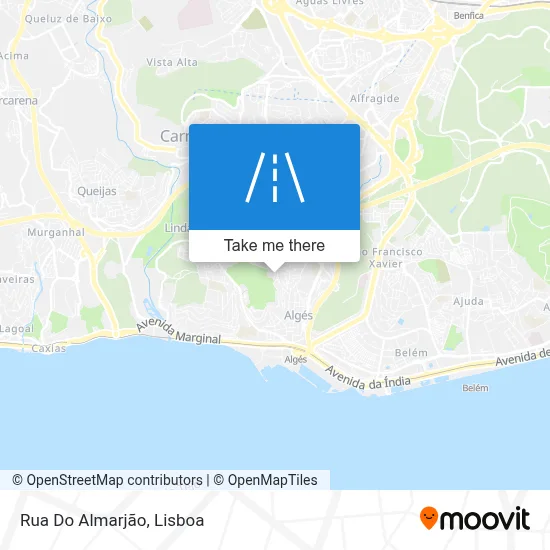 Rua Do Almarjão map