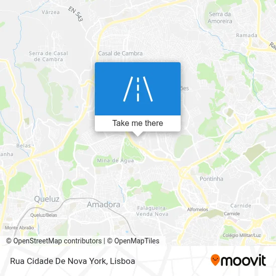 Rua Cidade De Nova York map