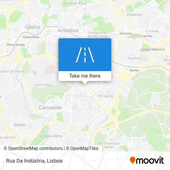 Rua Da Indústria map