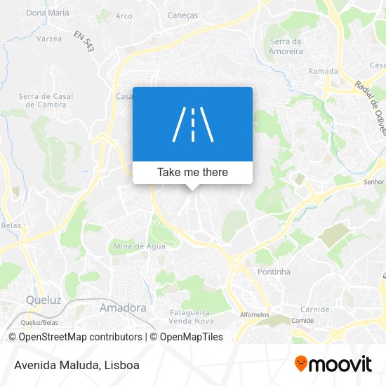 Avenida Maluda mapa