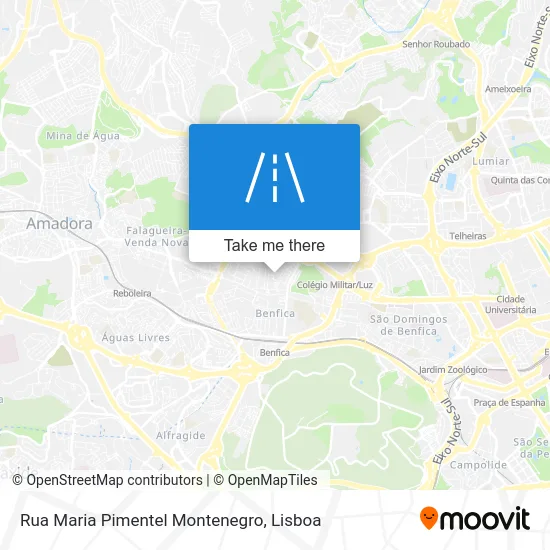 Rua Maria Pimentel Montenegro map