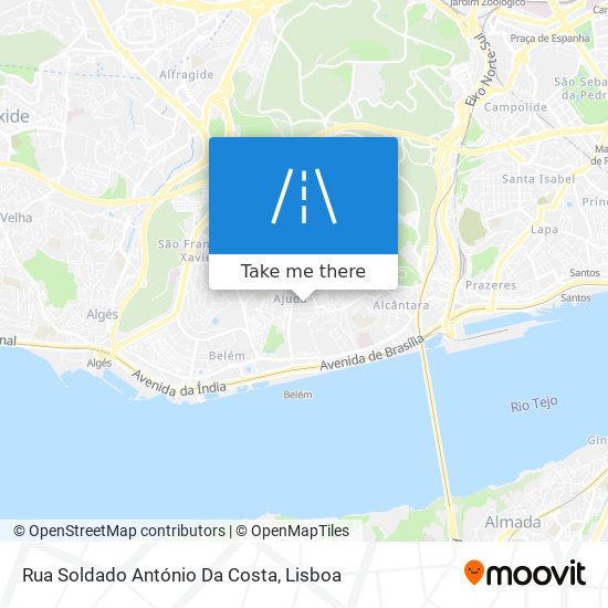 Rua Soldado António Da Costa mapa