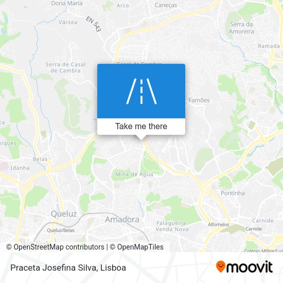 Praceta Josefina Silva mapa