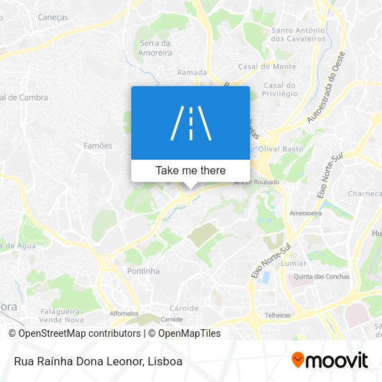 Rua Raínha Dona Leonor map