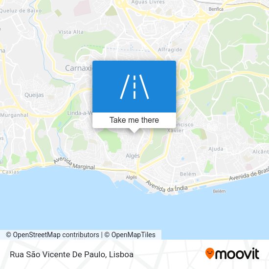 Rua São Vicente De Paulo map