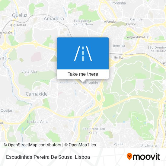 Escadinhas Pereira De Sousa map