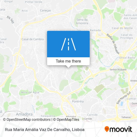 Rua Maria Amália Vaz De Carvalho map