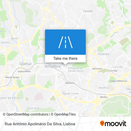 Rua António Apolinário Da Silva mapa