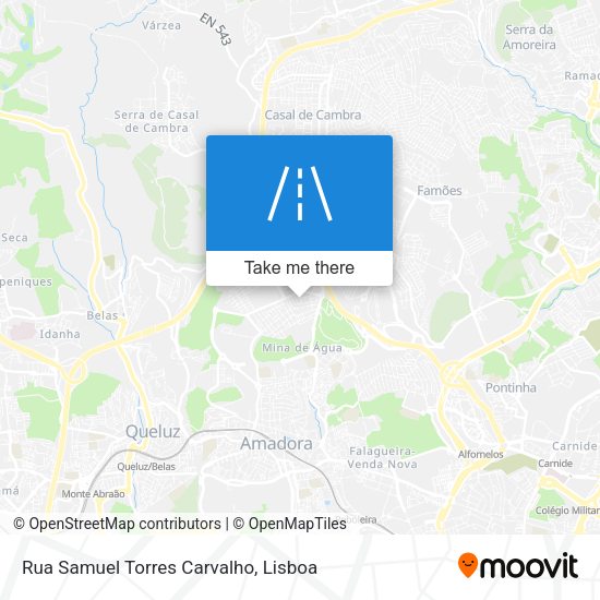 Rua Samuel Torres Carvalho mapa