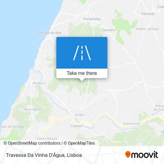 Travessa Da Vinha D'Água mapa