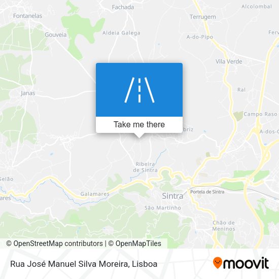 Rua José Manuel Silva Moreira mapa