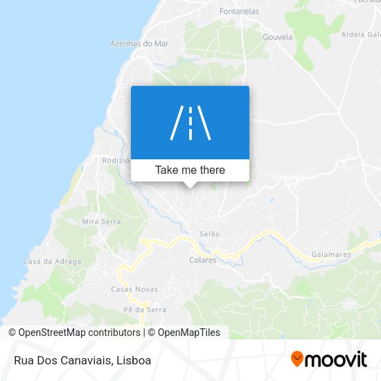 Rua Dos Canaviais mapa