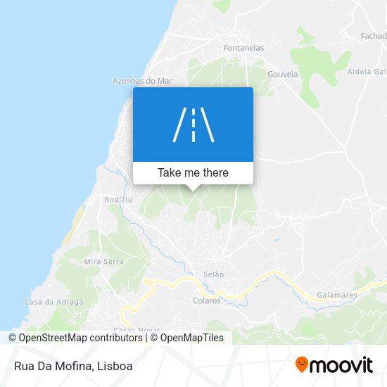 Rua Da Mofina map