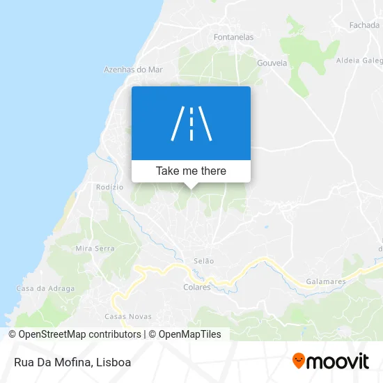 Rua Da Mofina map