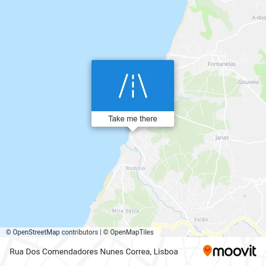 Rua Dos Comendadores Nunes Correa map