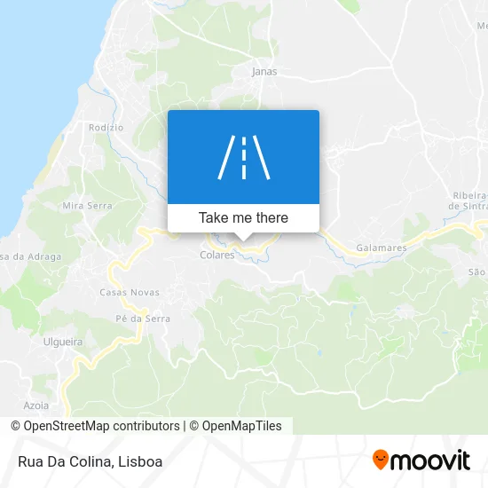 Rua Da Colina map