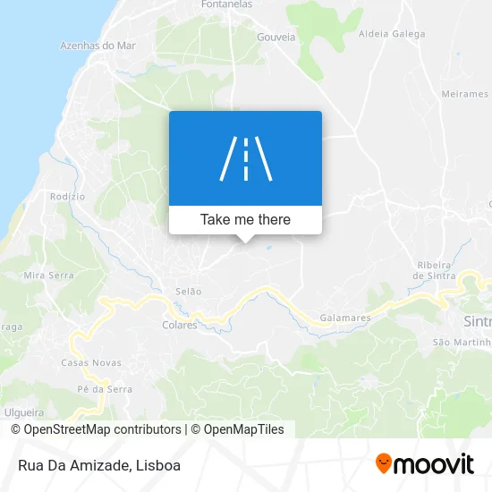 Rua Da Amizade map