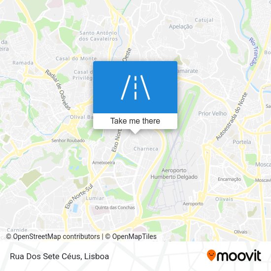 Rua Dos Sete Céus map