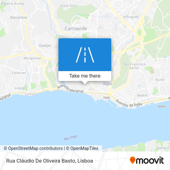 Rua Cláudio De Oliveira Basto map
