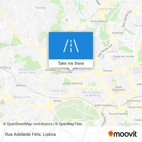 Rua Adelaide Félix map