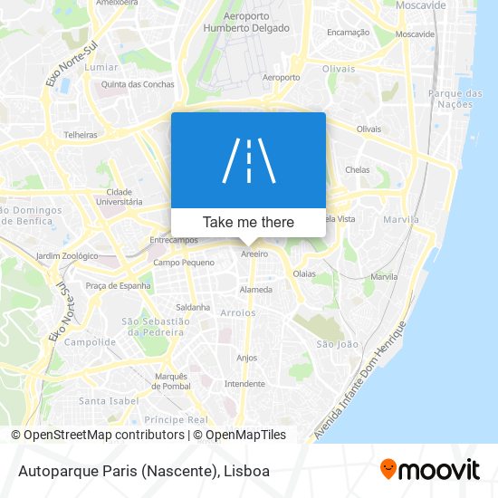 Autoparque Paris (Nascente) mapa