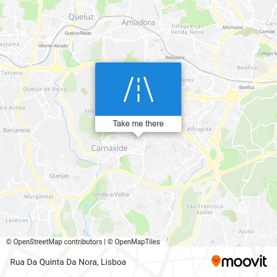 Rua Da Quinta Da Nora map