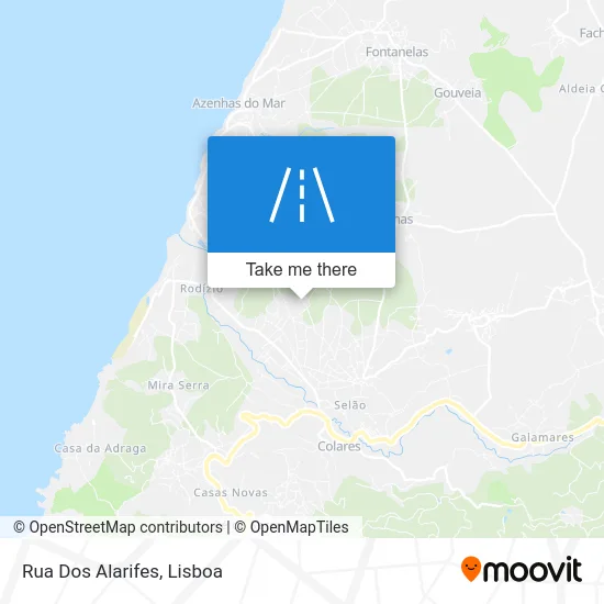 Rua Dos Alarifes map