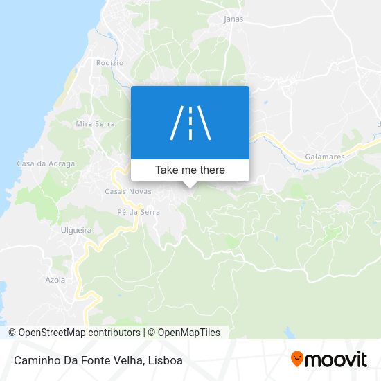 Caminho Da Fonte Velha map