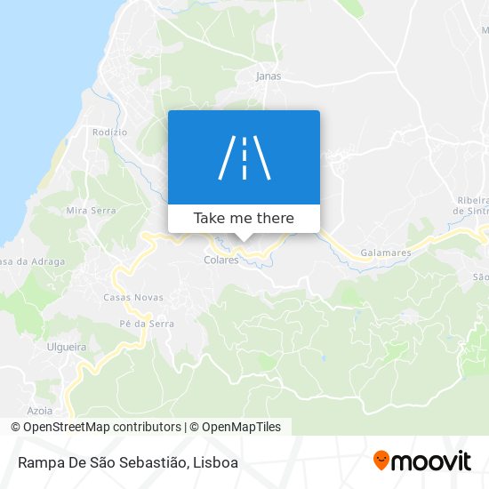 Rampa De São Sebastião map