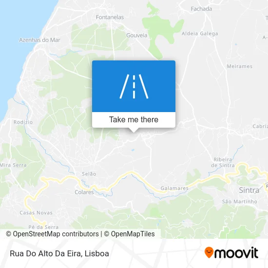 Rua Do Alto Da Eira map