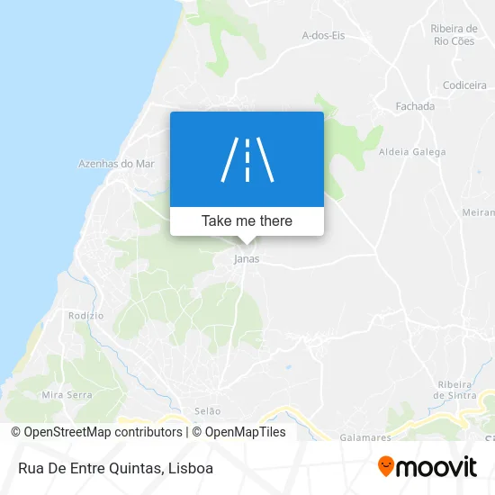 Rua De Entre Quintas map