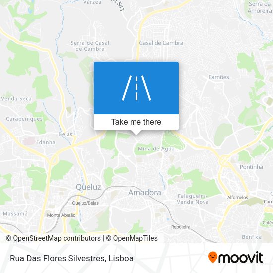 Rua Das Flores Silvestres map