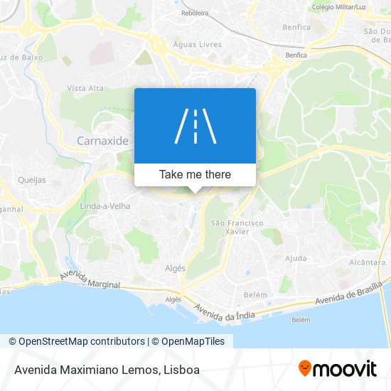 Avenida Maximiano Lemos map