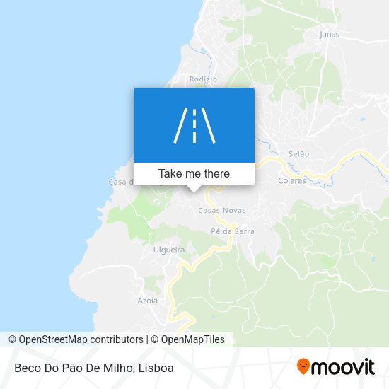 Beco Do Pão De Milho map