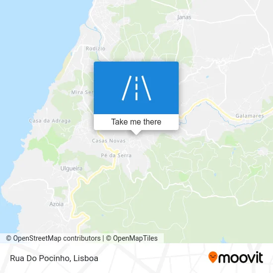 Rua Do Pocinho map