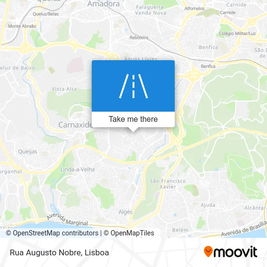 Rua Augusto Nobre map