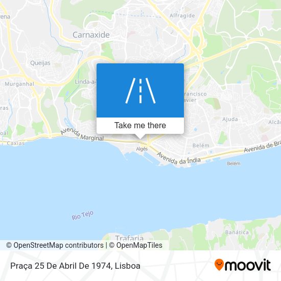 Praça 25 De Abril De 1974 map