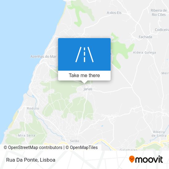 Rua Da Ponte mapa