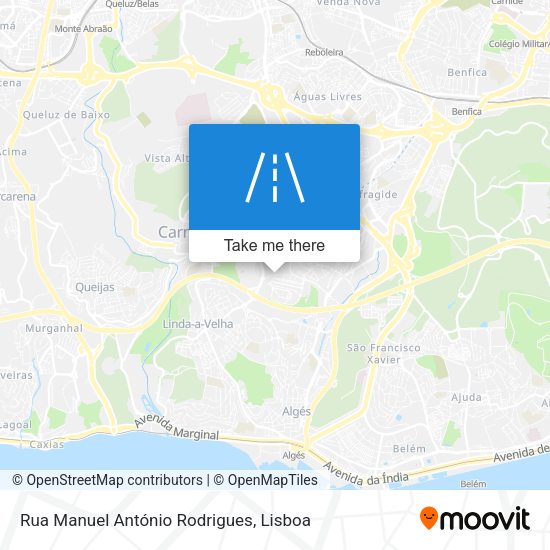 Rua Manuel António Rodrigues map