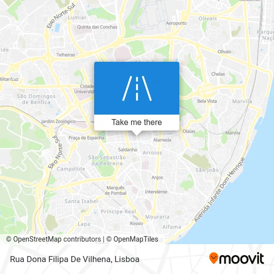 Rua Dona Filipa De Vilhena map