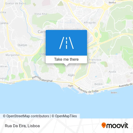 Rua Da Eira map