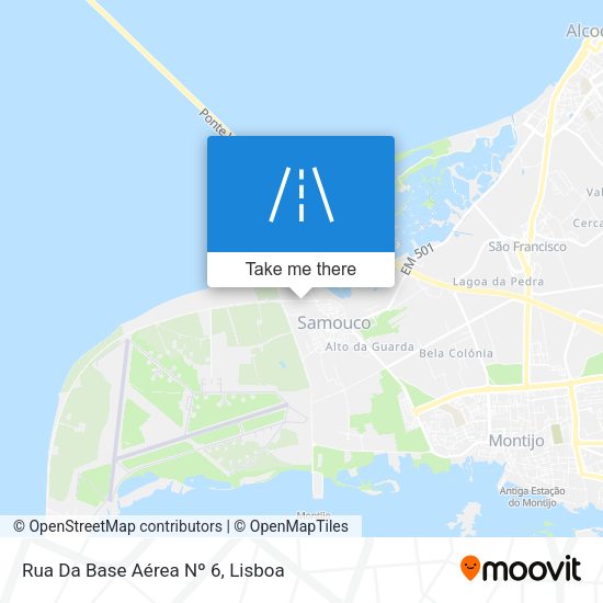 Rua Da Base Aérea Nº 6 map
