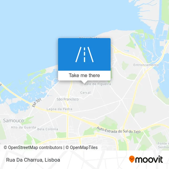 Rua Da Charrua map