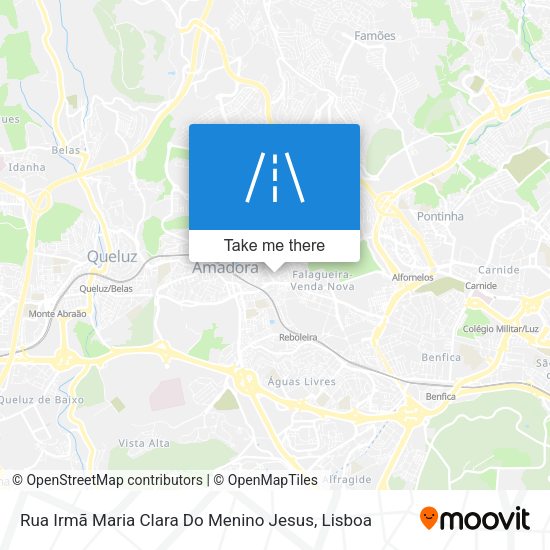 Rua Irmã Maria Clara Do Menino Jesus map
