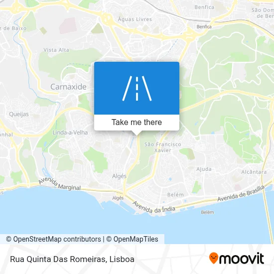 Rua Quinta Das Romeiras map