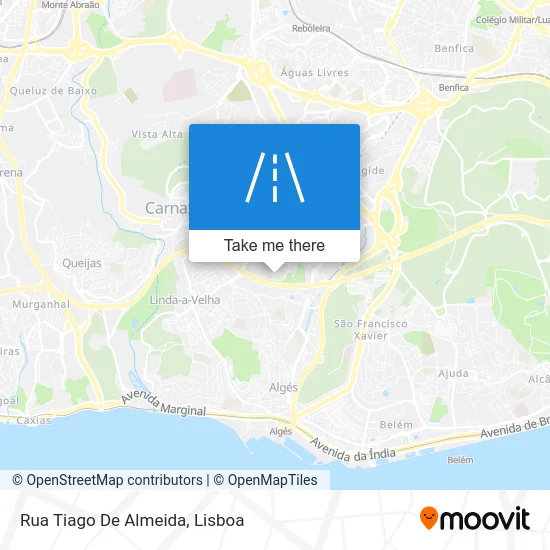 Rua Tiago De Almeida map
