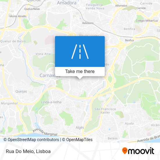 Rua Do Meio mapa