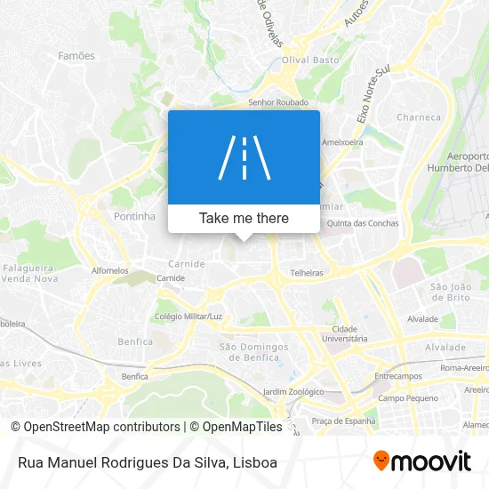 Rua Manuel Rodrigues Da Silva map